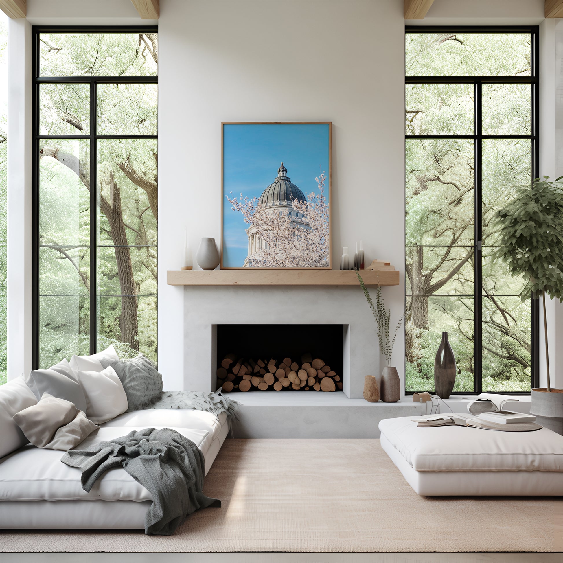 Utah Capitol Canvas | Utah Capitol Print | 17 Mile
