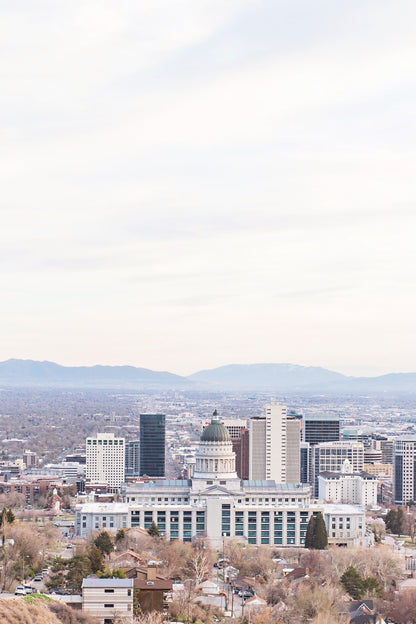 Salt Lake Valley Canvas | Salt Lake Valley Print | 17 Mile