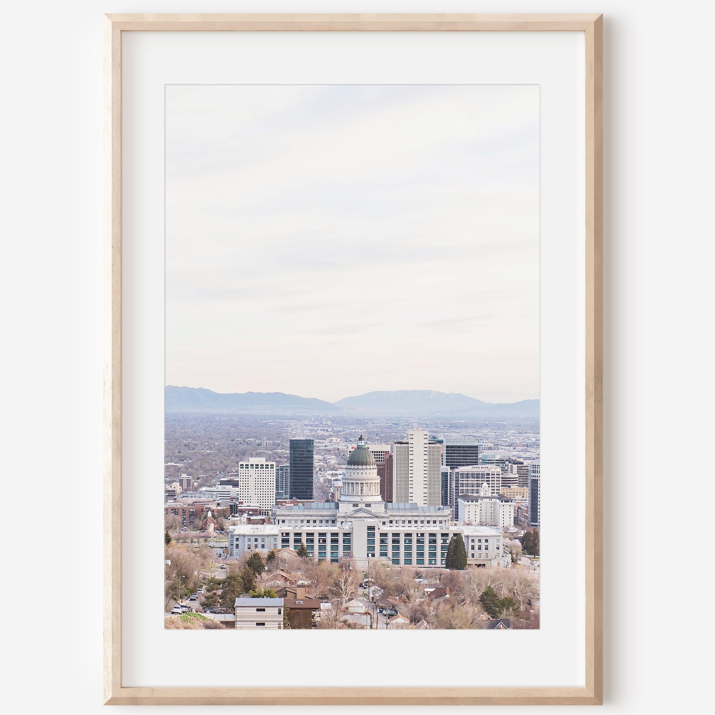 Salt Lake Valley Canvas | Salt Lake Valley Print | 17 Mile