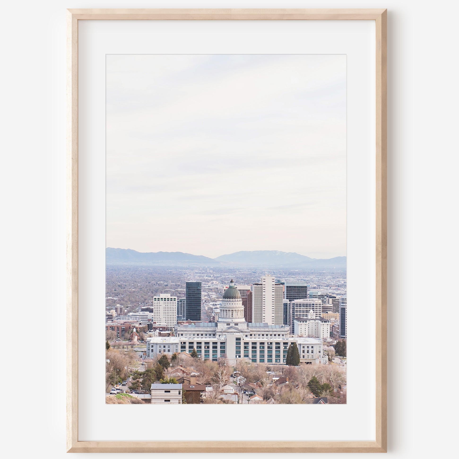 Salt Lake Valley Canvas | Salt Lake Valley Print | 17 Mile