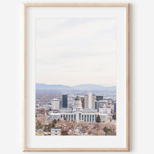 Salt Lake Valley Canvas | Salt Lake Valley Print | 17 Mile