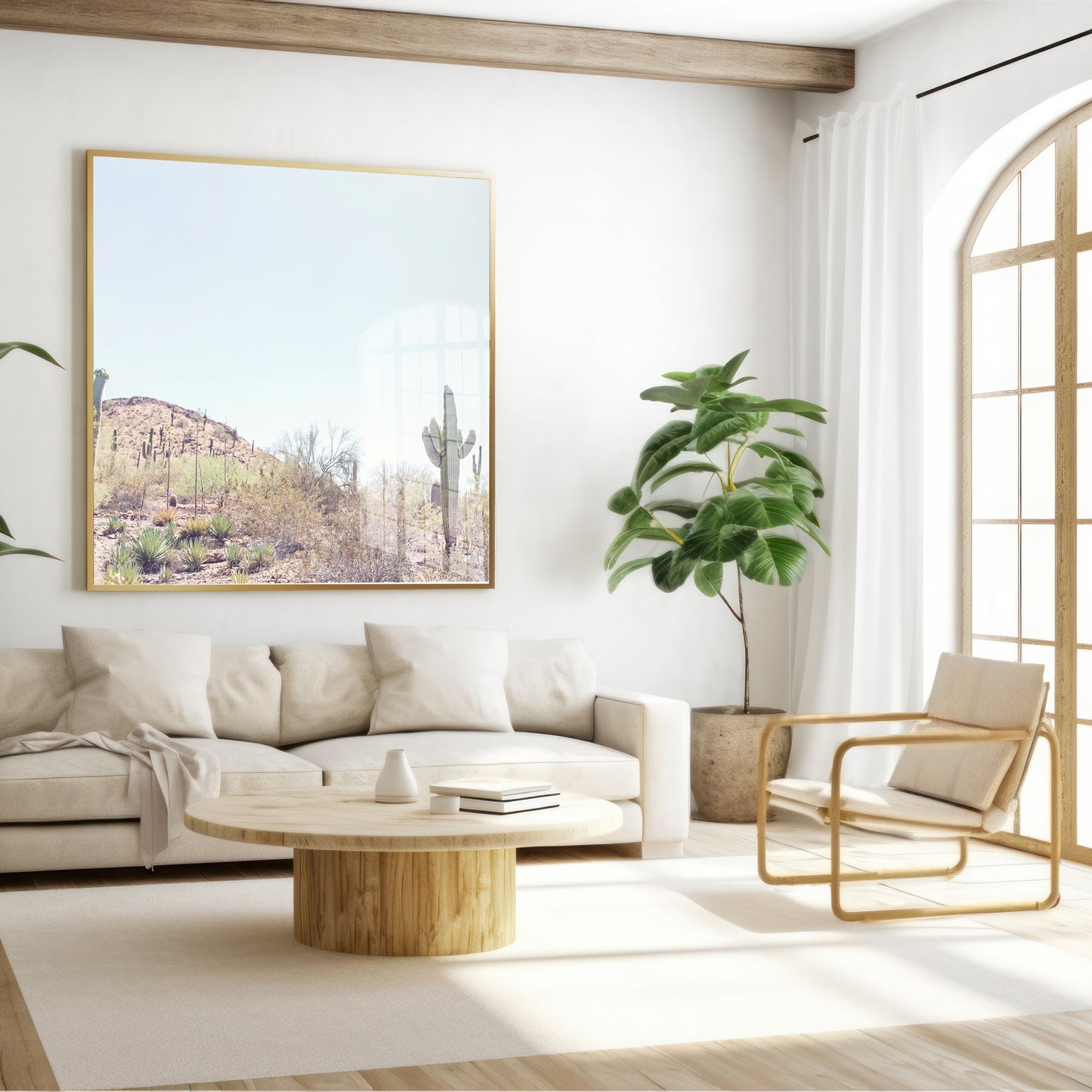 Desert Landscape Canvas | Desert Wall Art | 17 Mile