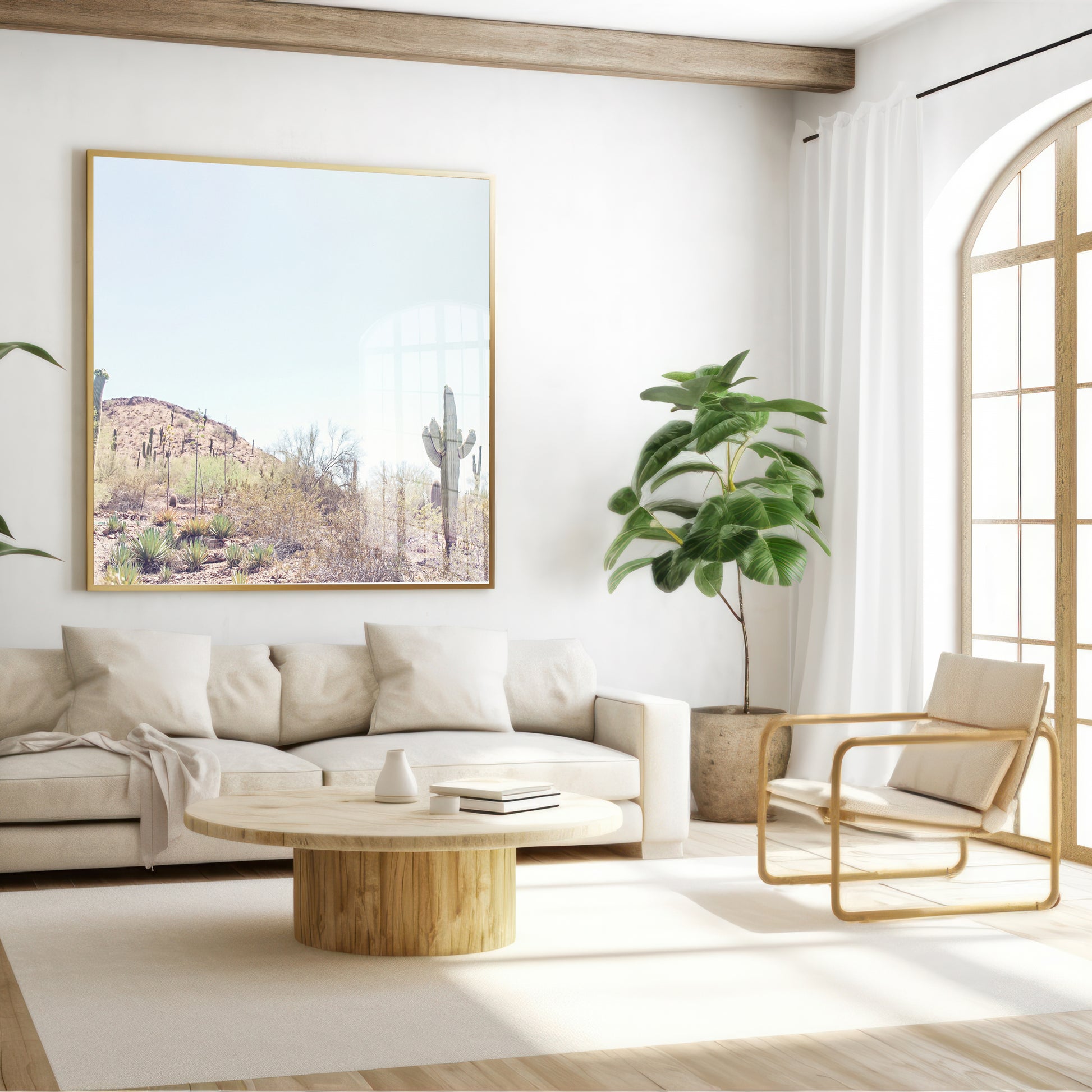 Desert Landscape Canvas | Desert Wall Art | 17 Mile
