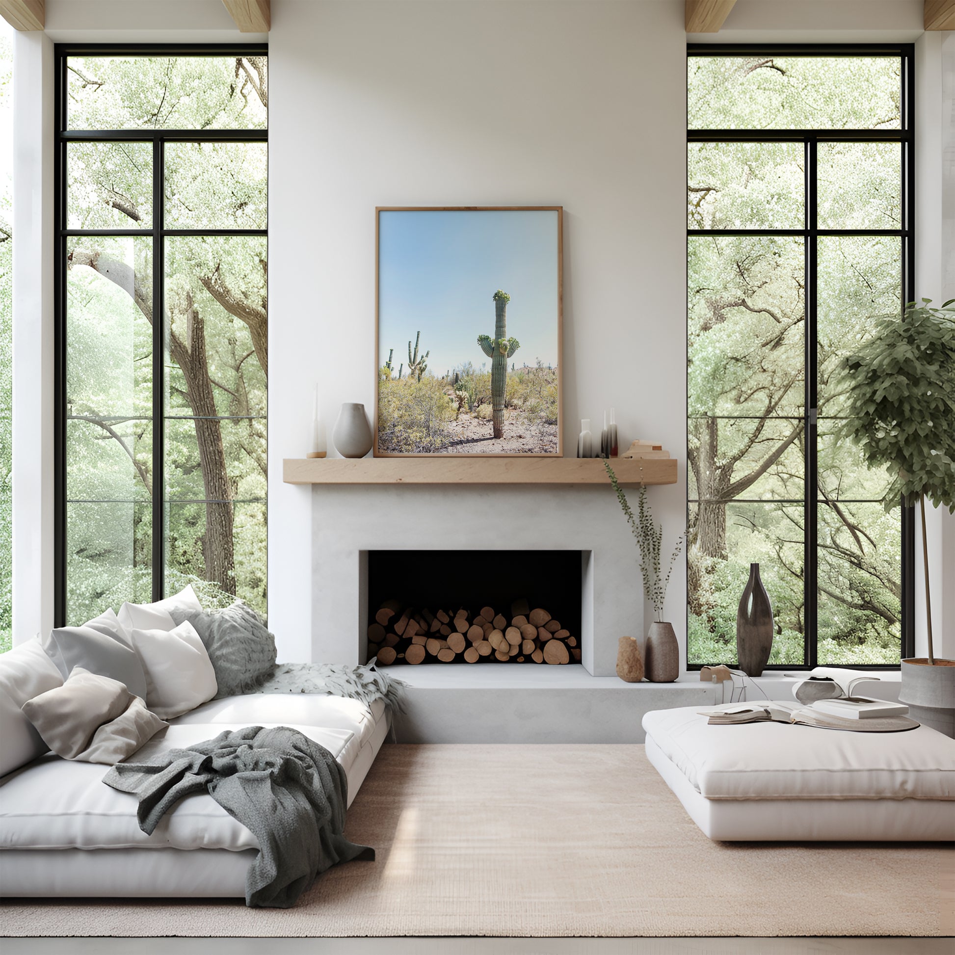 Saguaro Cactus Print | Saguaro Cactus Canvas | 17 Mile