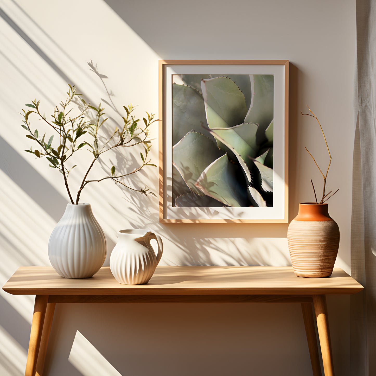 Desert Succulent Canvas | Desert Succulent Print | 17 Mile