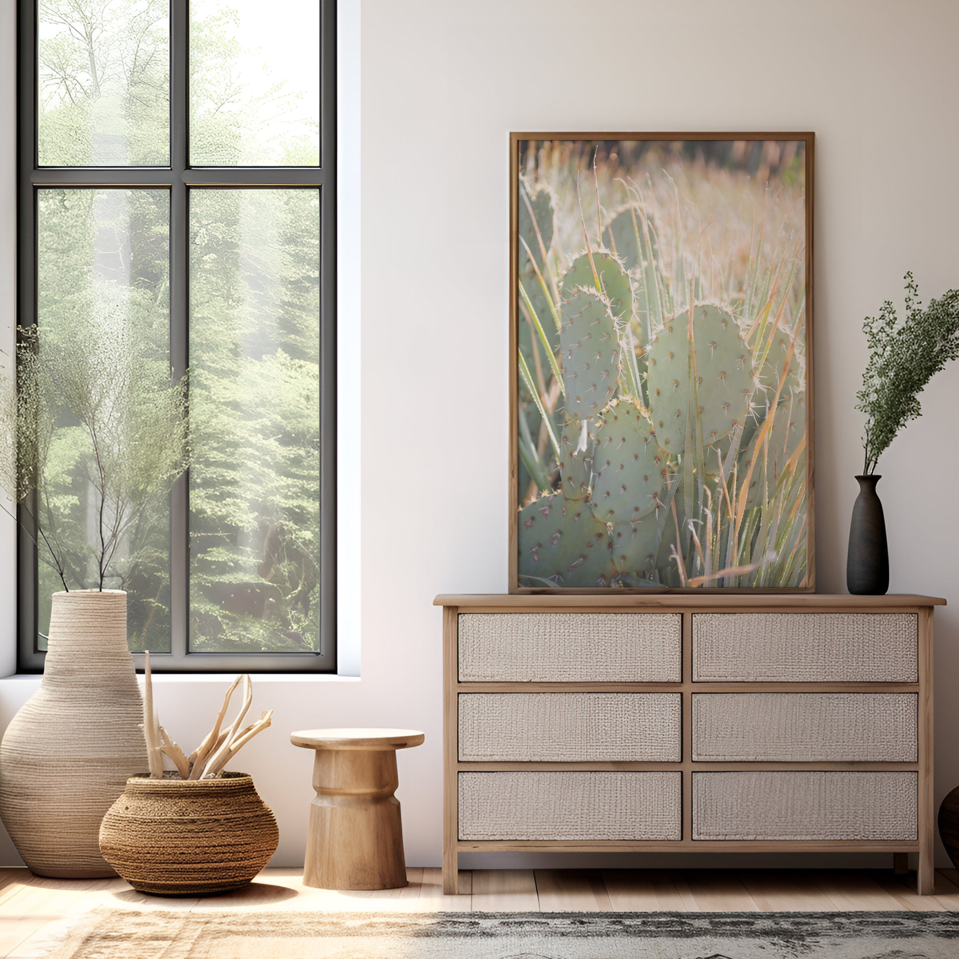 Prickly Pear Cactus Canvas | Prickly Pear Cactus Print | 17 Mile