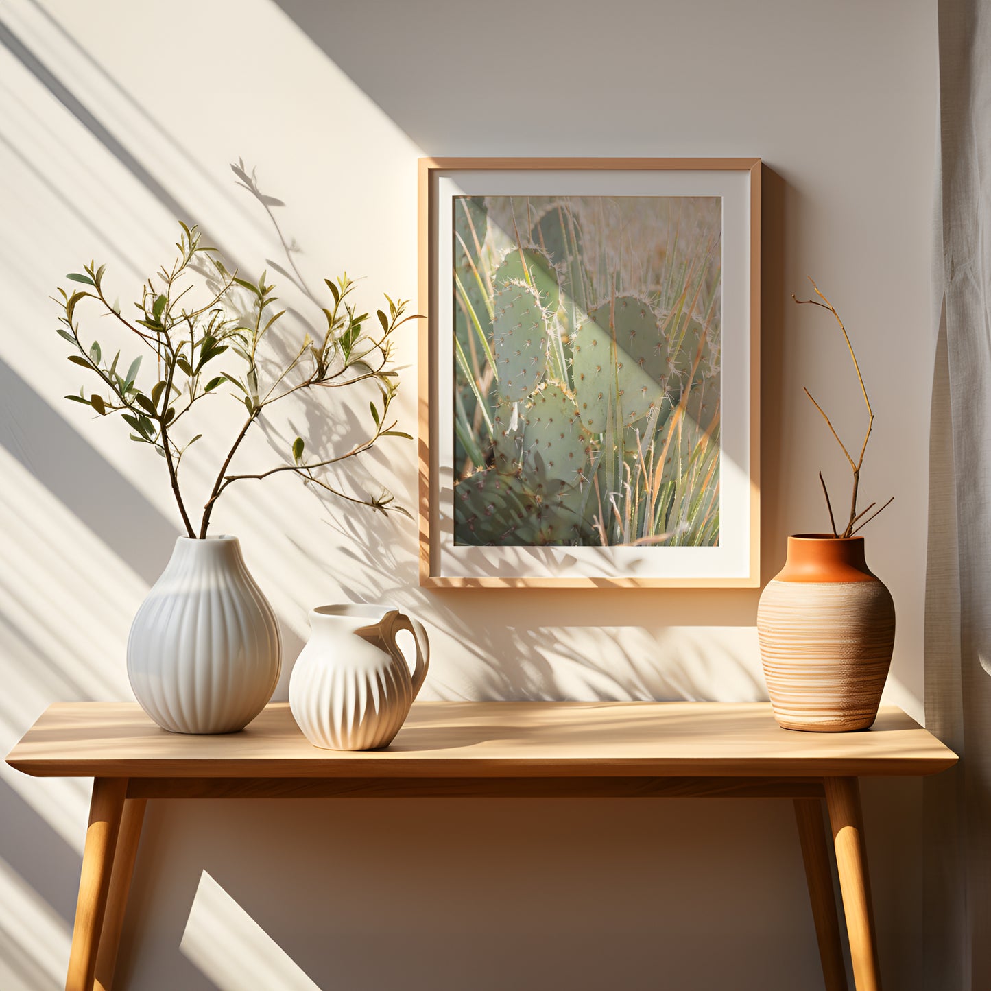 Prickly Pear Cactus Canvas | Prickly Pear Cactus Print | 17 Mile