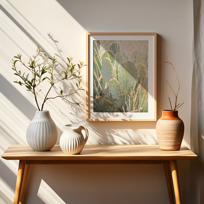 Prickly Pear Cactus Canvas | Prickly Pear Cactus Print | 17 Mile