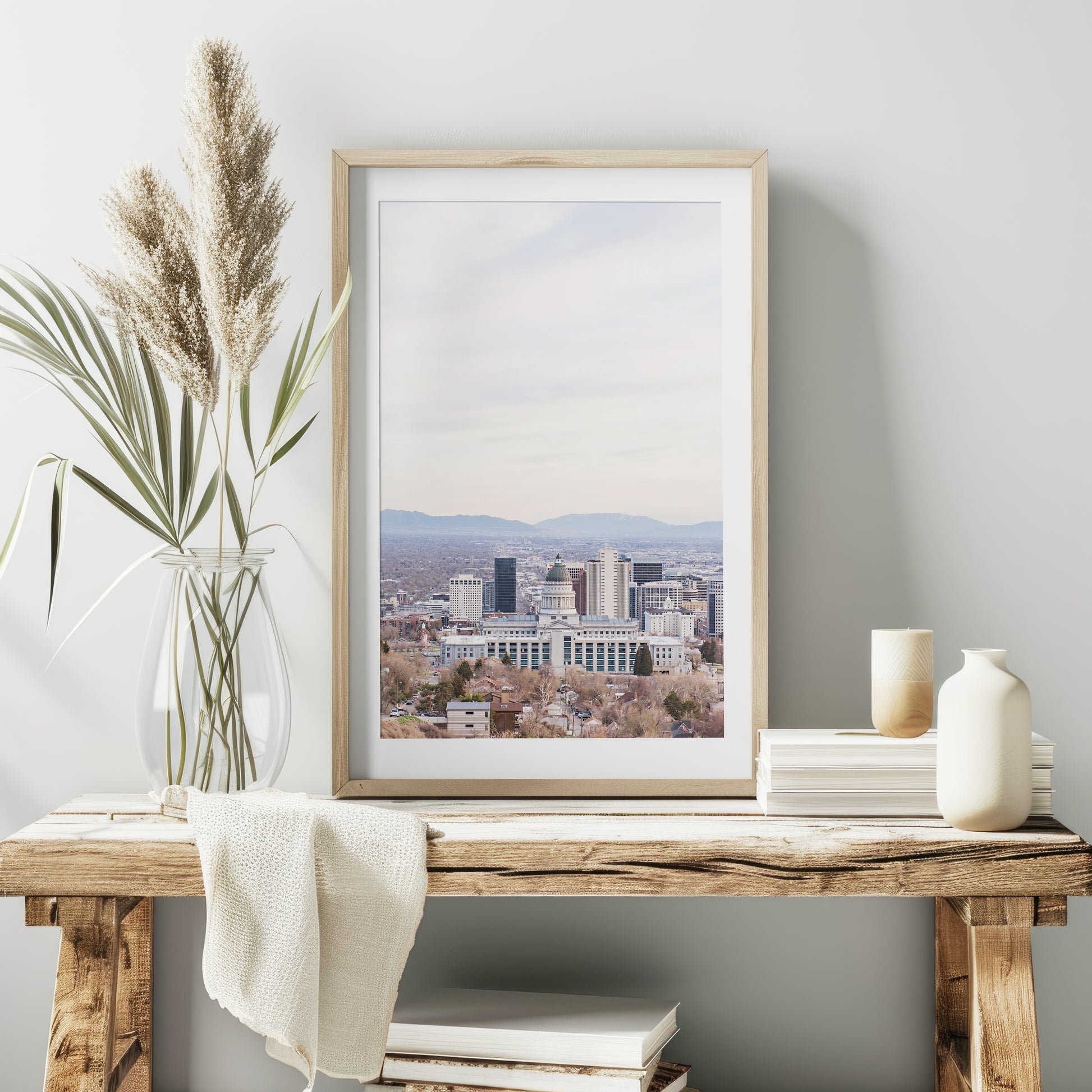 Salt Lake Valley Canvas | Salt Lake Valley Print | 17 Mile