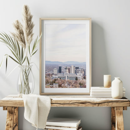 Salt Lake Valley Canvas | Salt Lake Valley Print | 17 Mile