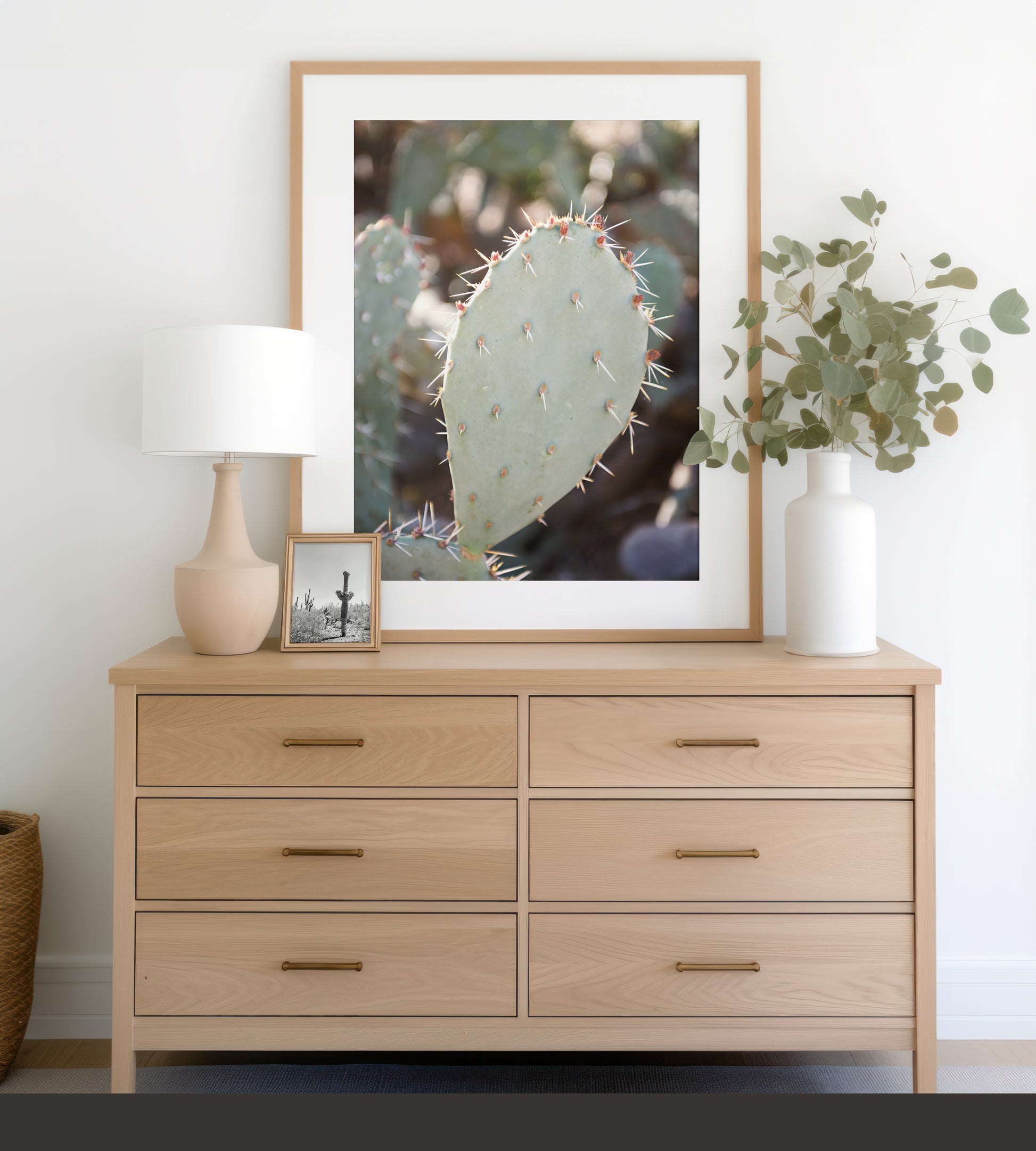 Prickly Pear Canvas | Cactus Wall Art | 17 Mile