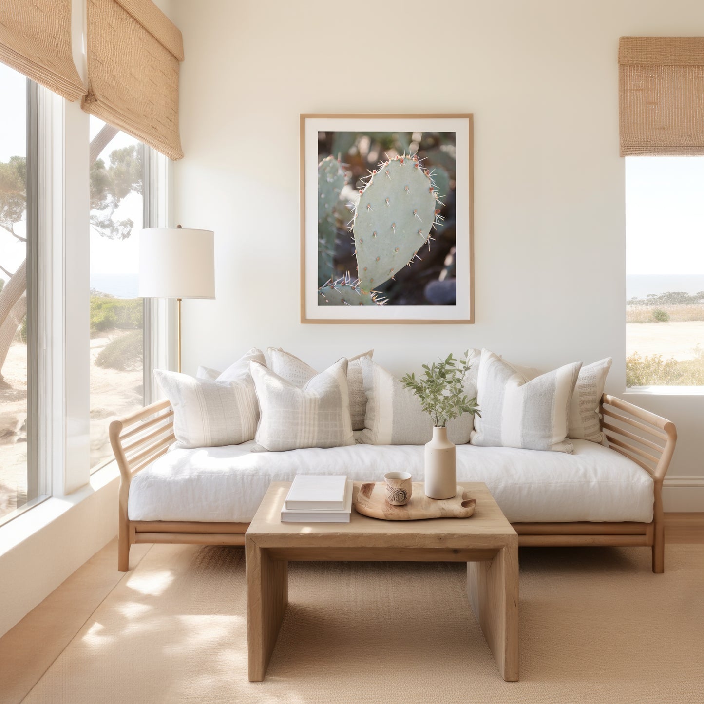 Prickly Pear Canvas | Cactus Wall Art | 17 Mile