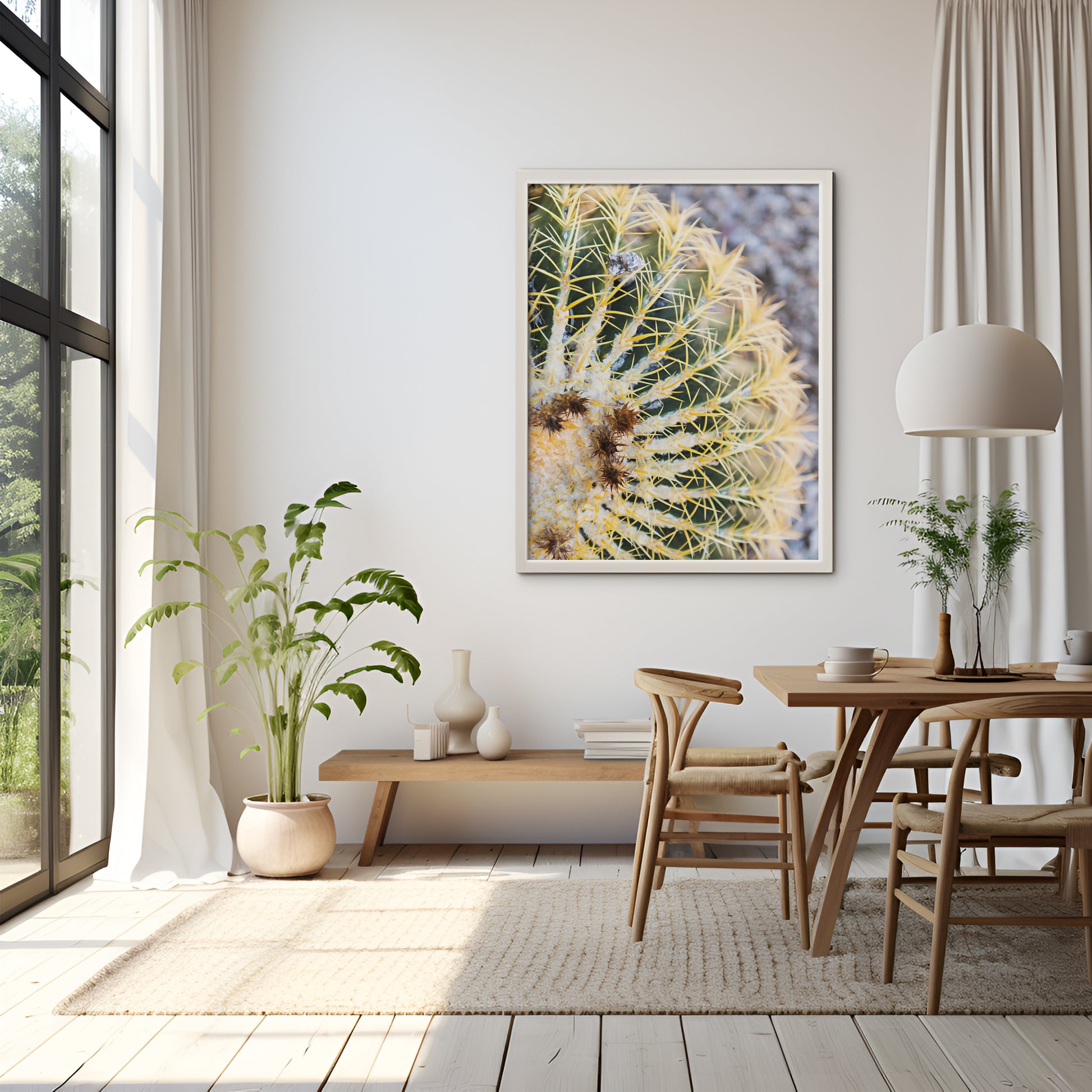 Barrel Cactus Print | Golden Barrel Cactus Print | 17 Mile