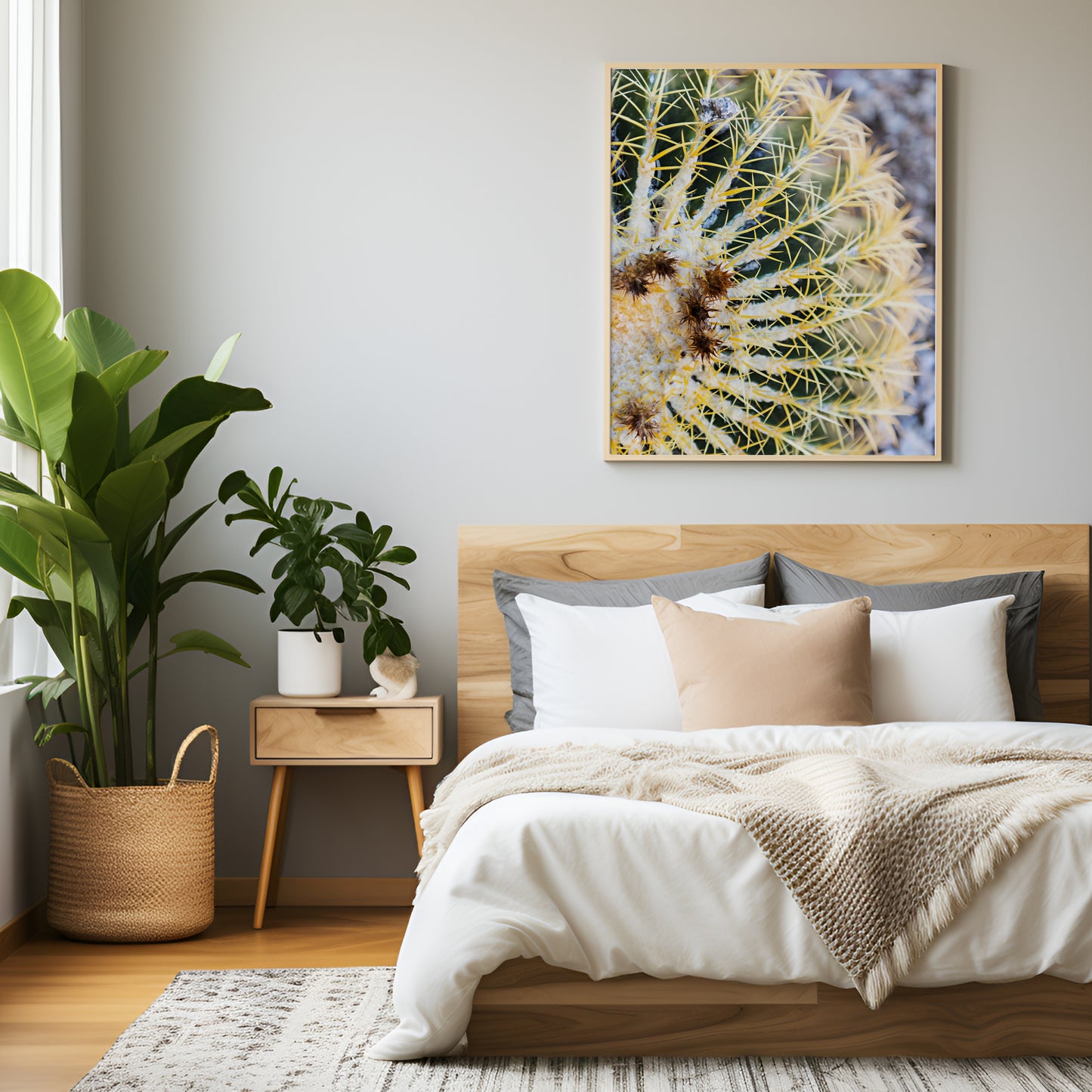 Barrel Cactus Print | Golden Barrel Cactus Print | 17 Mile