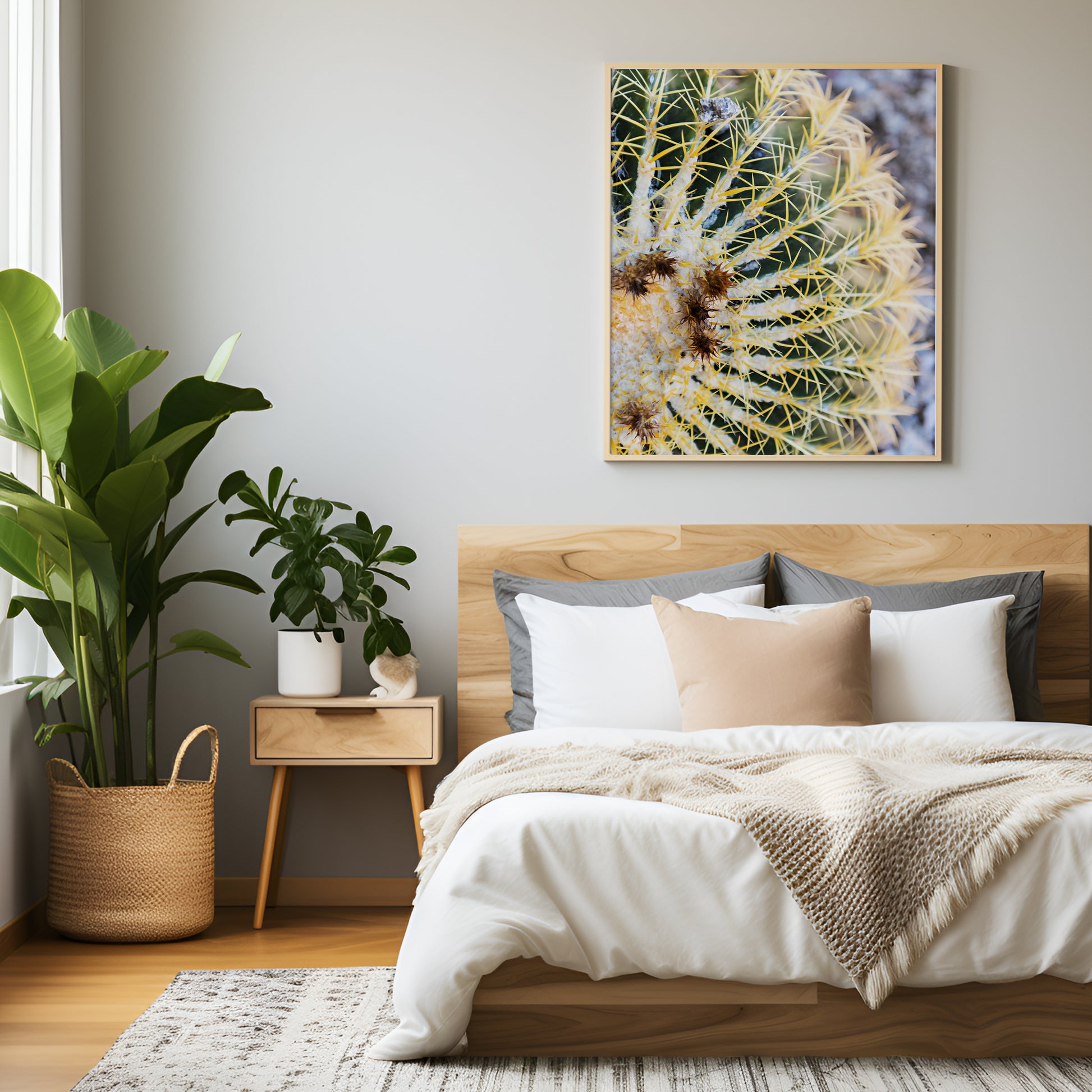 Barrel Cactus Print | Golden Barrel Cactus Print | 17 Mile