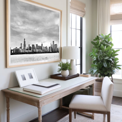 Chicago Skyline Print | Downtown Chicago Print | 17 Mile
