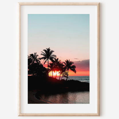 Sunset Photography Print | Sunset Canvas Print | 17 Mile
