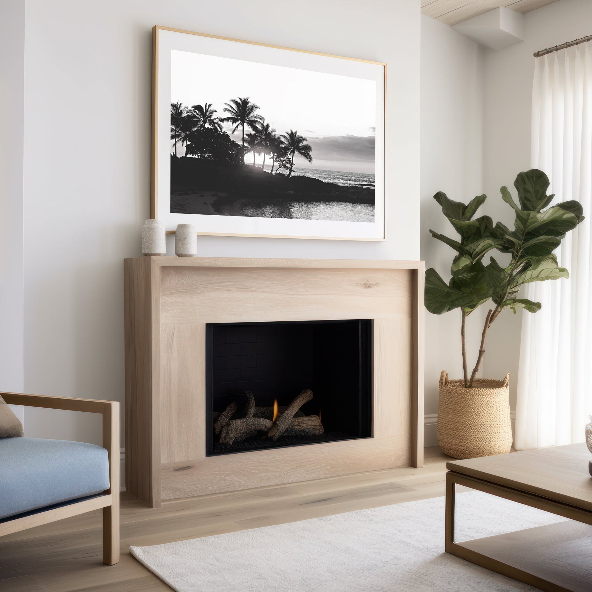 Hawaii Canvas Art | Palm Tree Canvas | 17 Mile