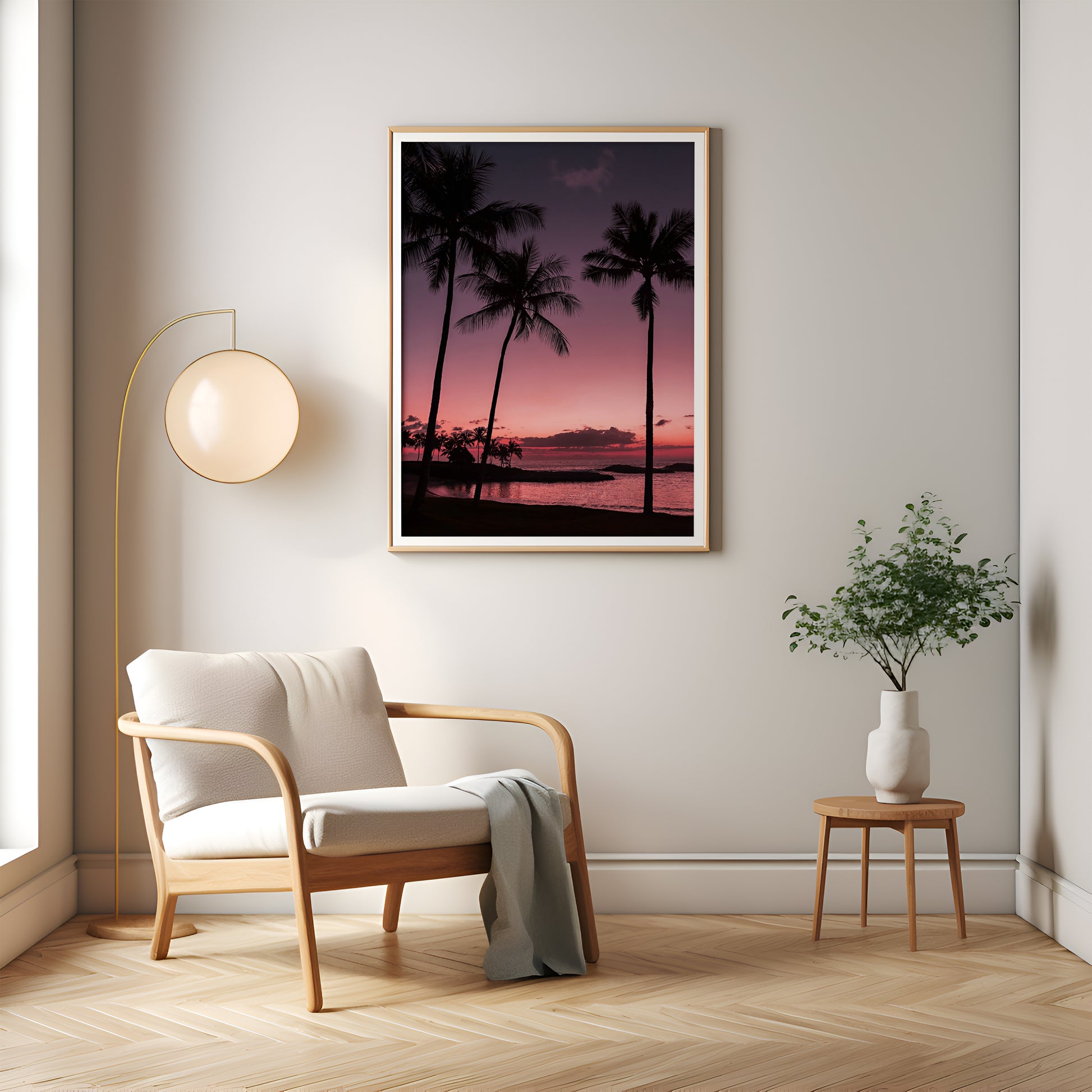 Tropical Sunset Canvas | Hawaiian Sunset Print | 17 Mile