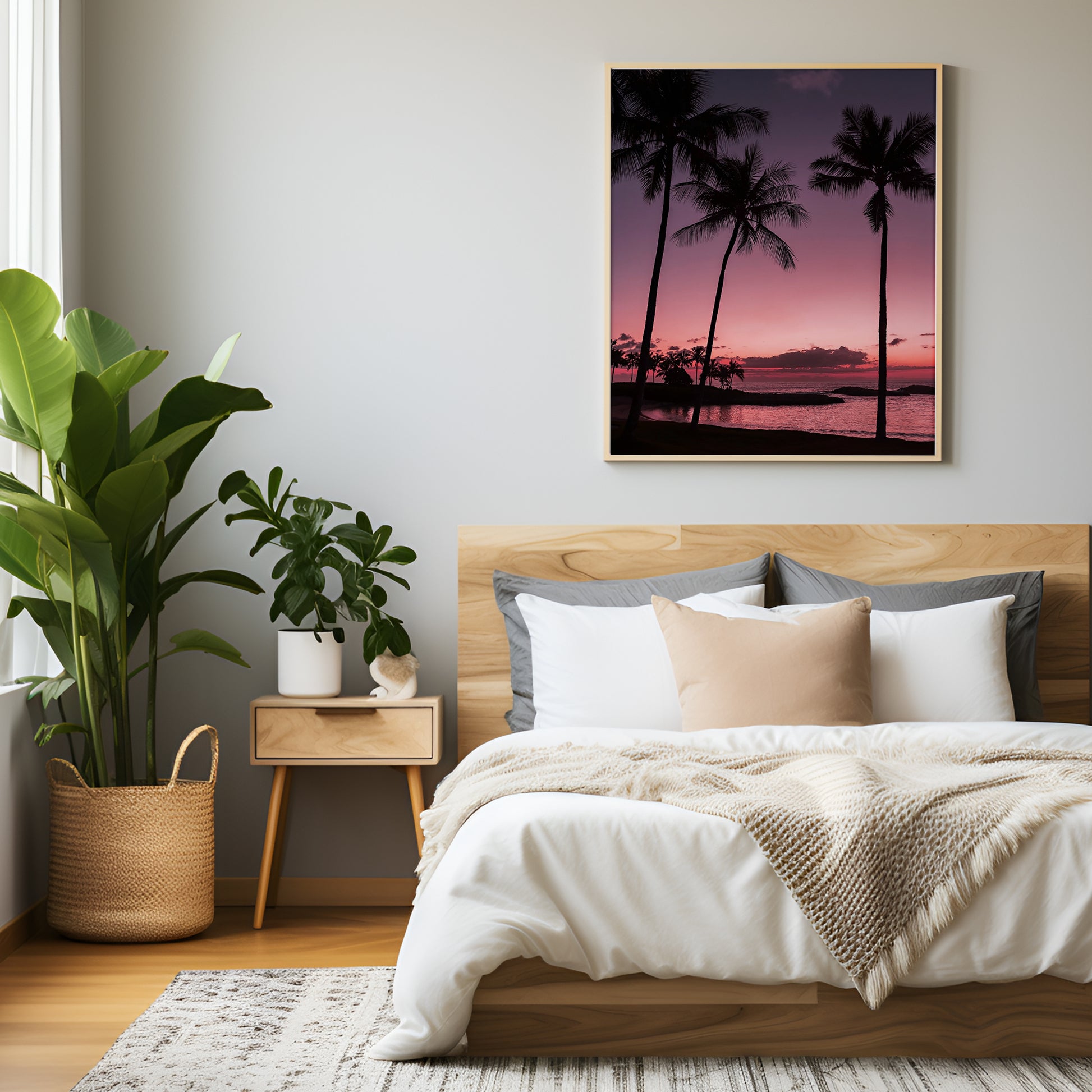 Tropical Sunset Canvas | Hawaiian Sunset Print | 17 Mile