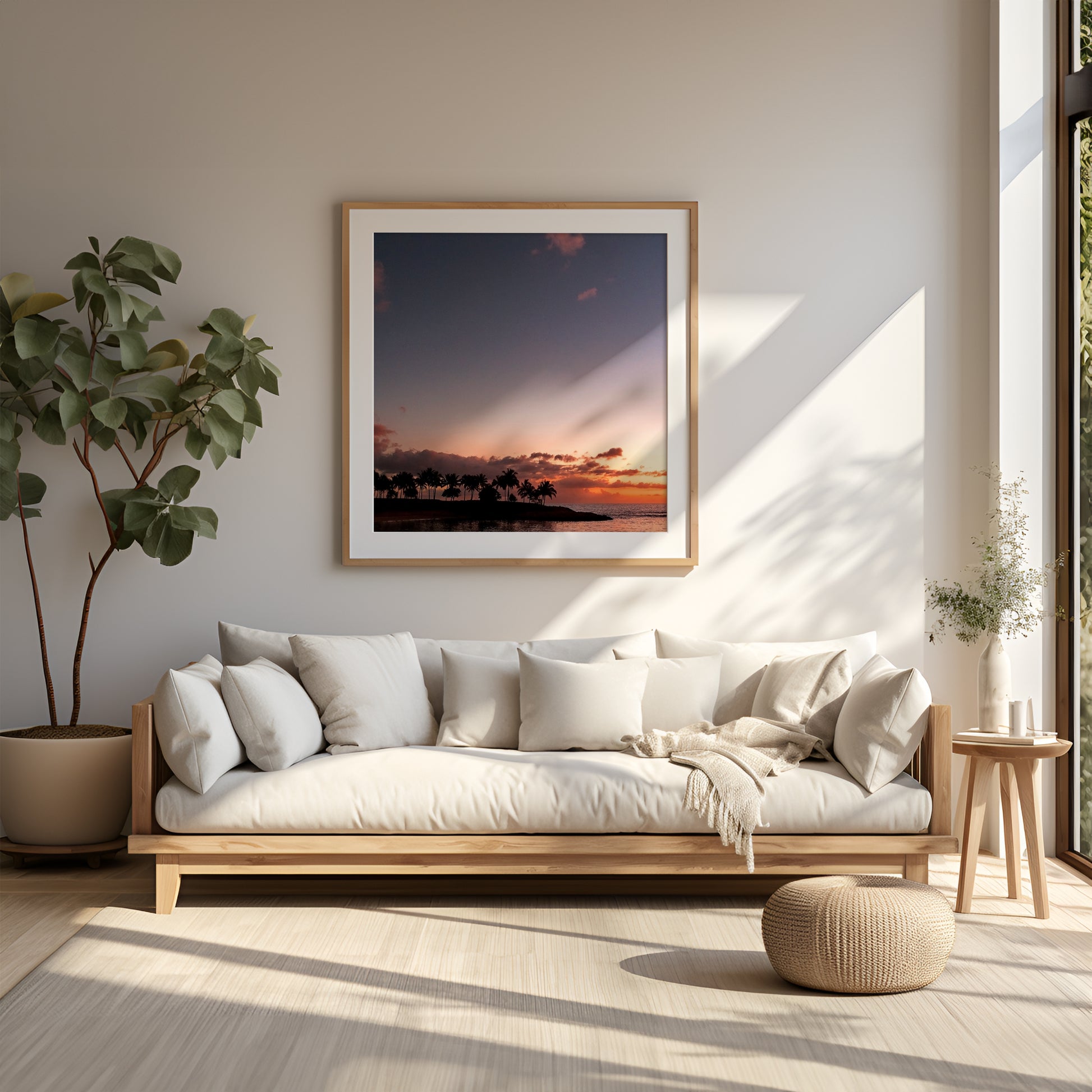 Ocean Sunset Canvas | Ocean Sunset Print | 17 Mile