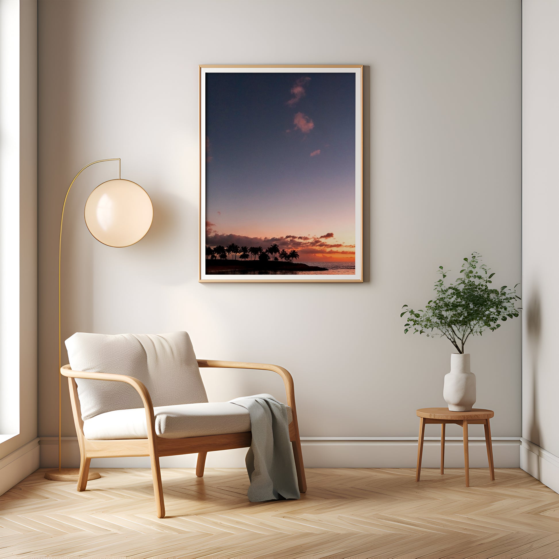 Ocean Sunset Canvas | Ocean Sunset Print | 17 Mile