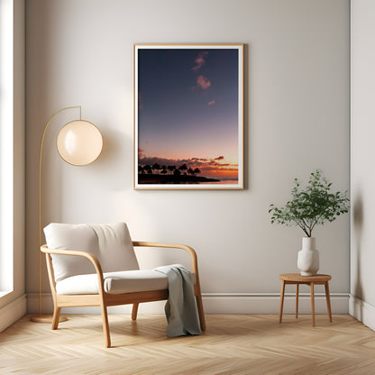 Ocean Sunset Canvas | Ocean Sunset Print | 17 Mile