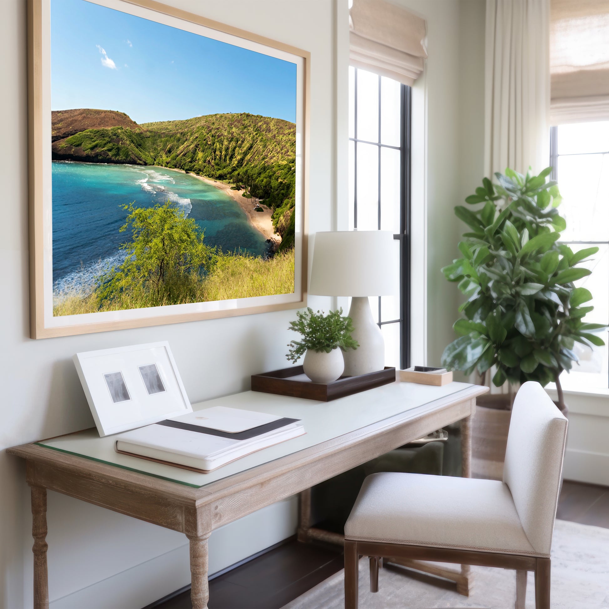 Hanauma Bay Canvas | Hawaiian Bay Canvas Print | 17 Mile