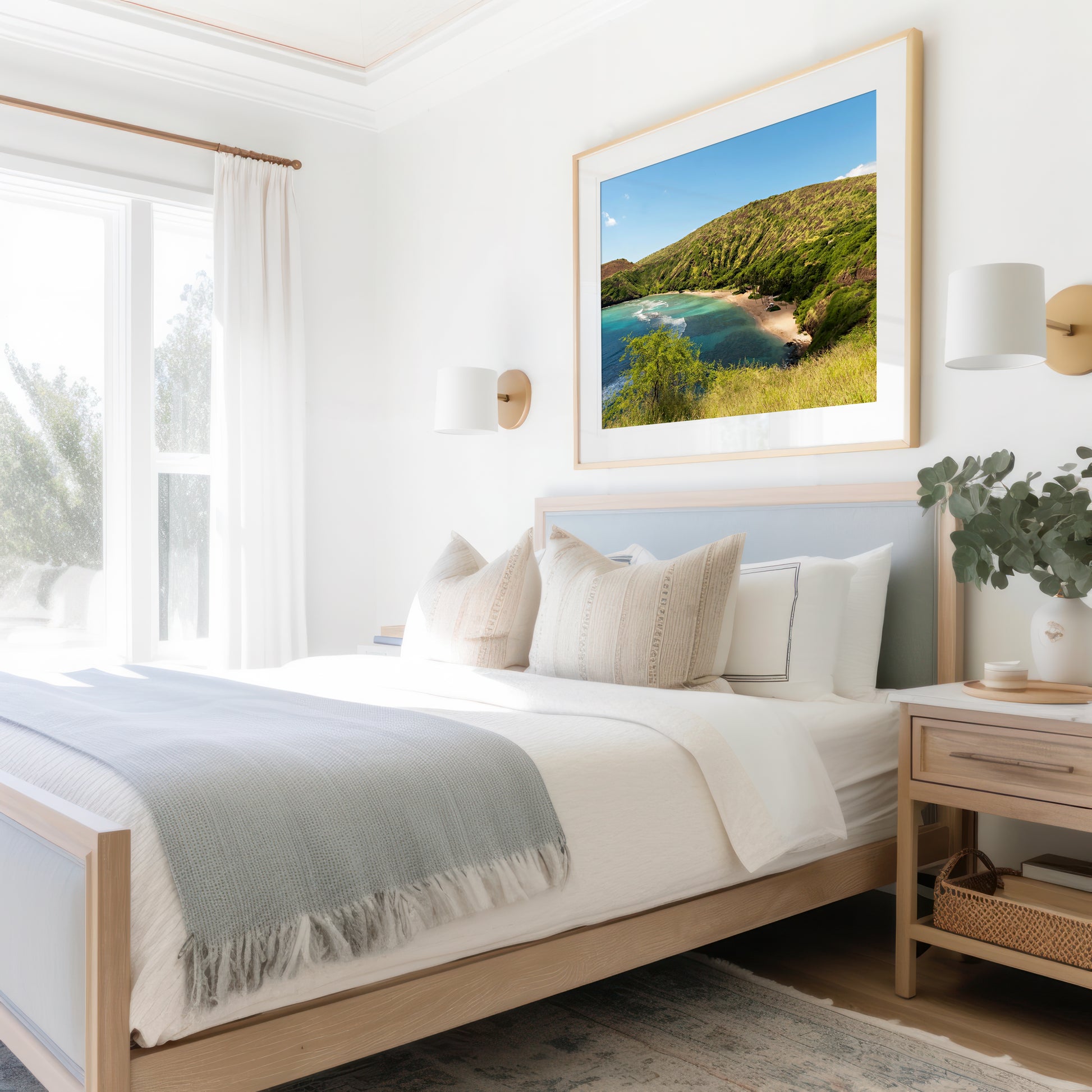 Hanauma Bay Canvas | Hawaiian Bay Canvas Print | 17 Mile
