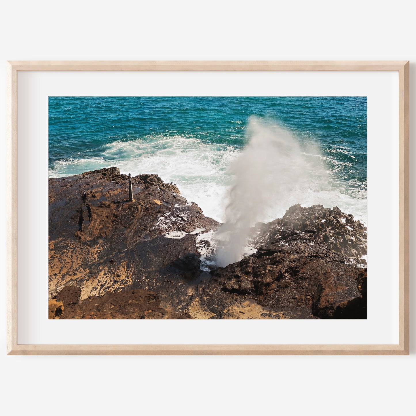 Halona Blowhole Canvas | Halona Blowhole Print | 17 Mile