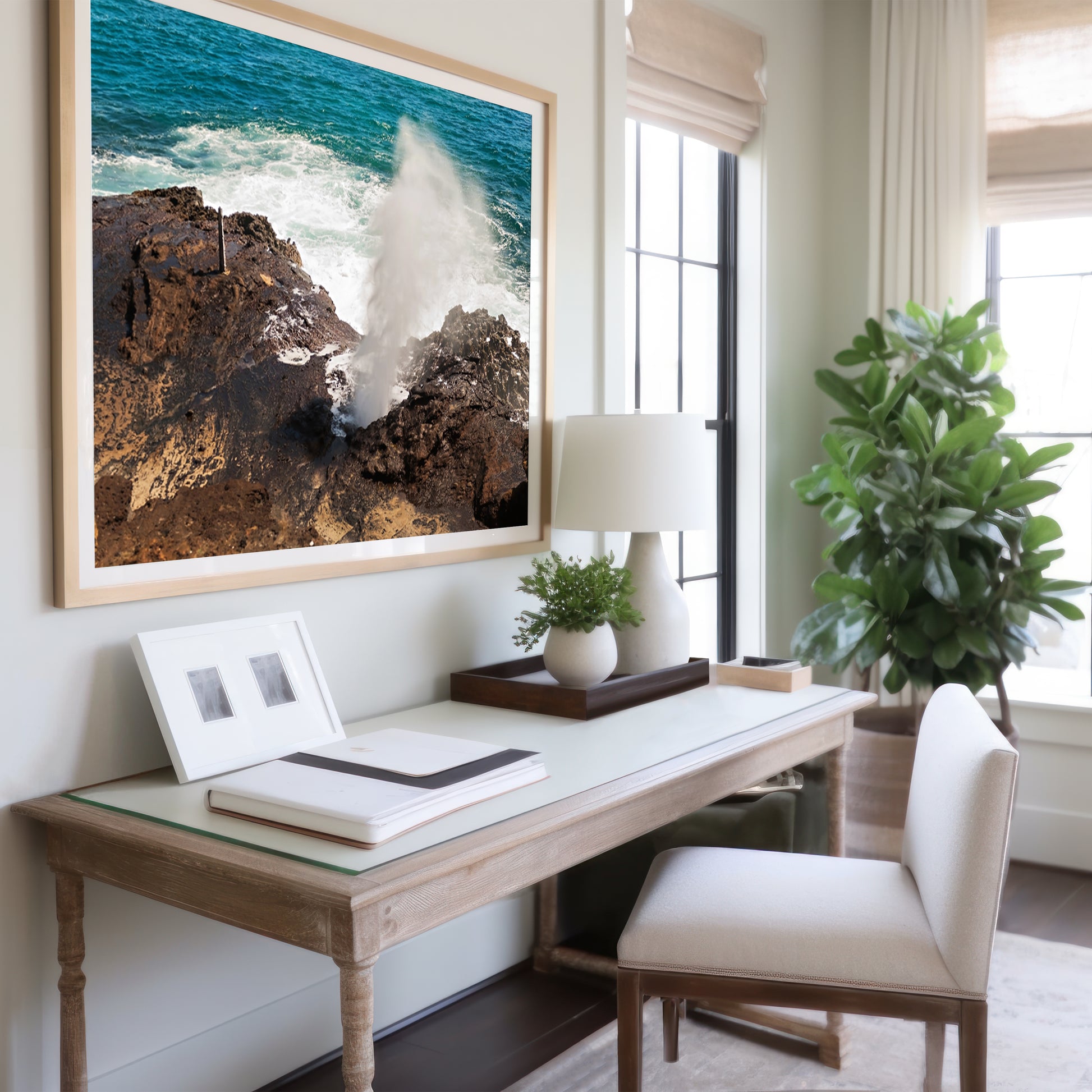 Halona Blowhole Canvas | Halona Blowhole Print | 17 Mile