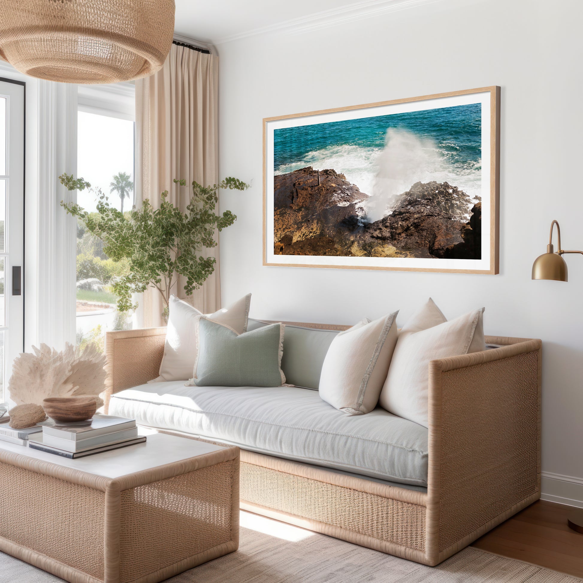 Halona Blowhole Canvas | Halona Blowhole Print | 17 Mile