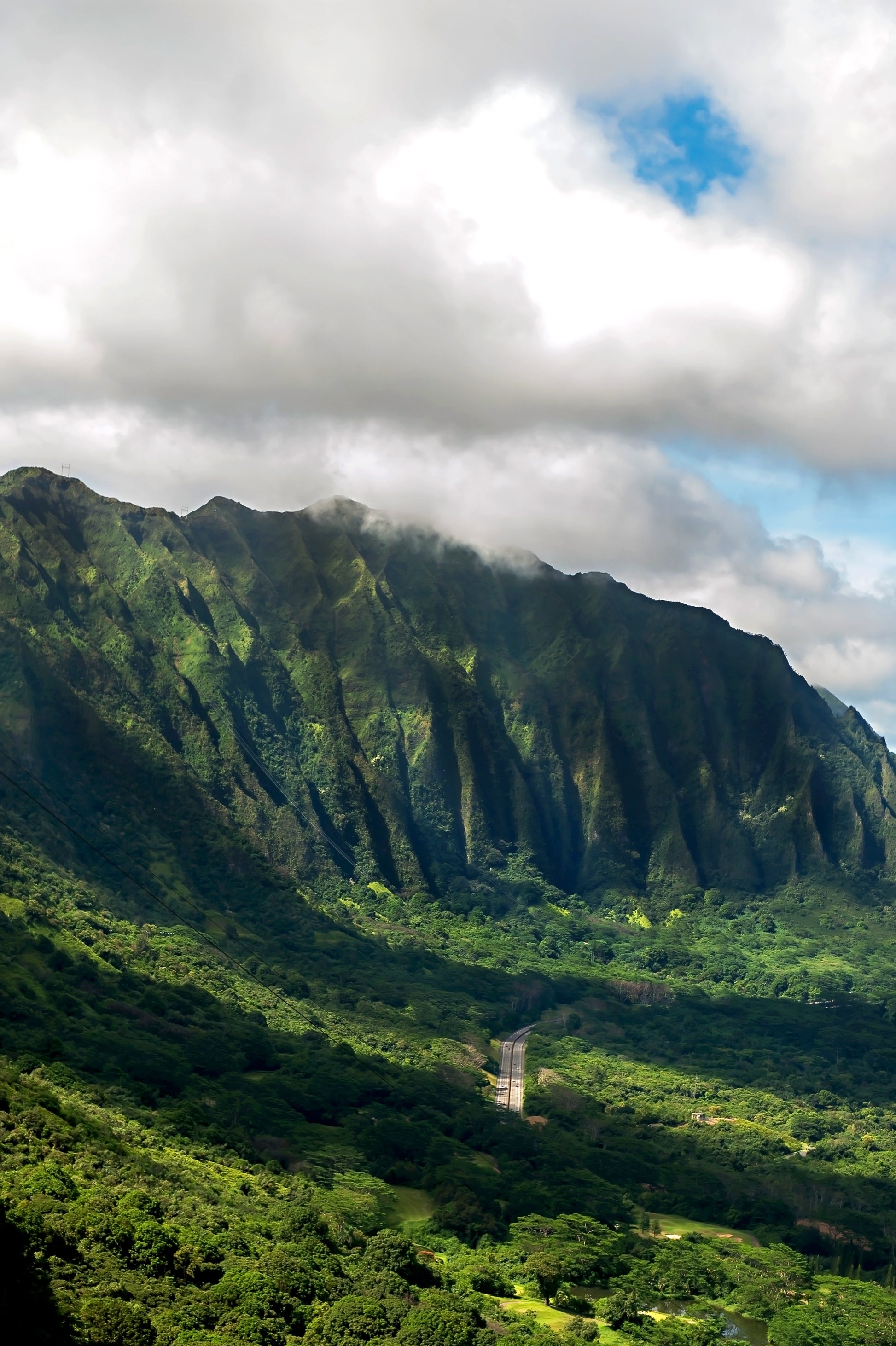 Nuuanu Pali Canvas | Oahu Lookout Print | 17 Mile