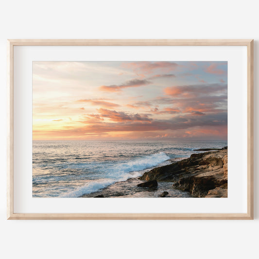 Oahu Ocean Canvas | Oahu Beach Wall Art | 17 Mile