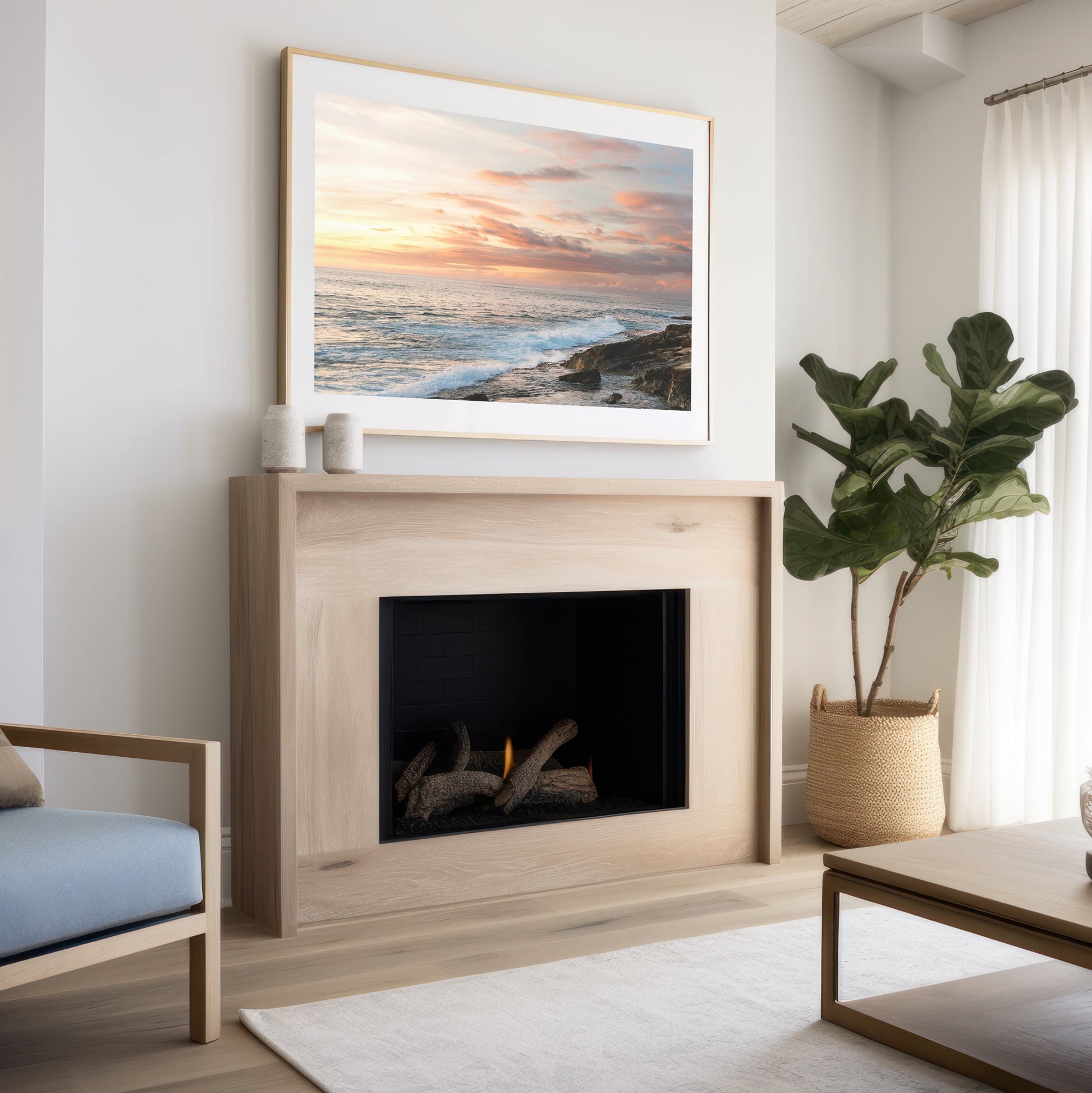 Oahu Ocean Canvas | Oahu Beach Wall Art | 17 Mile
