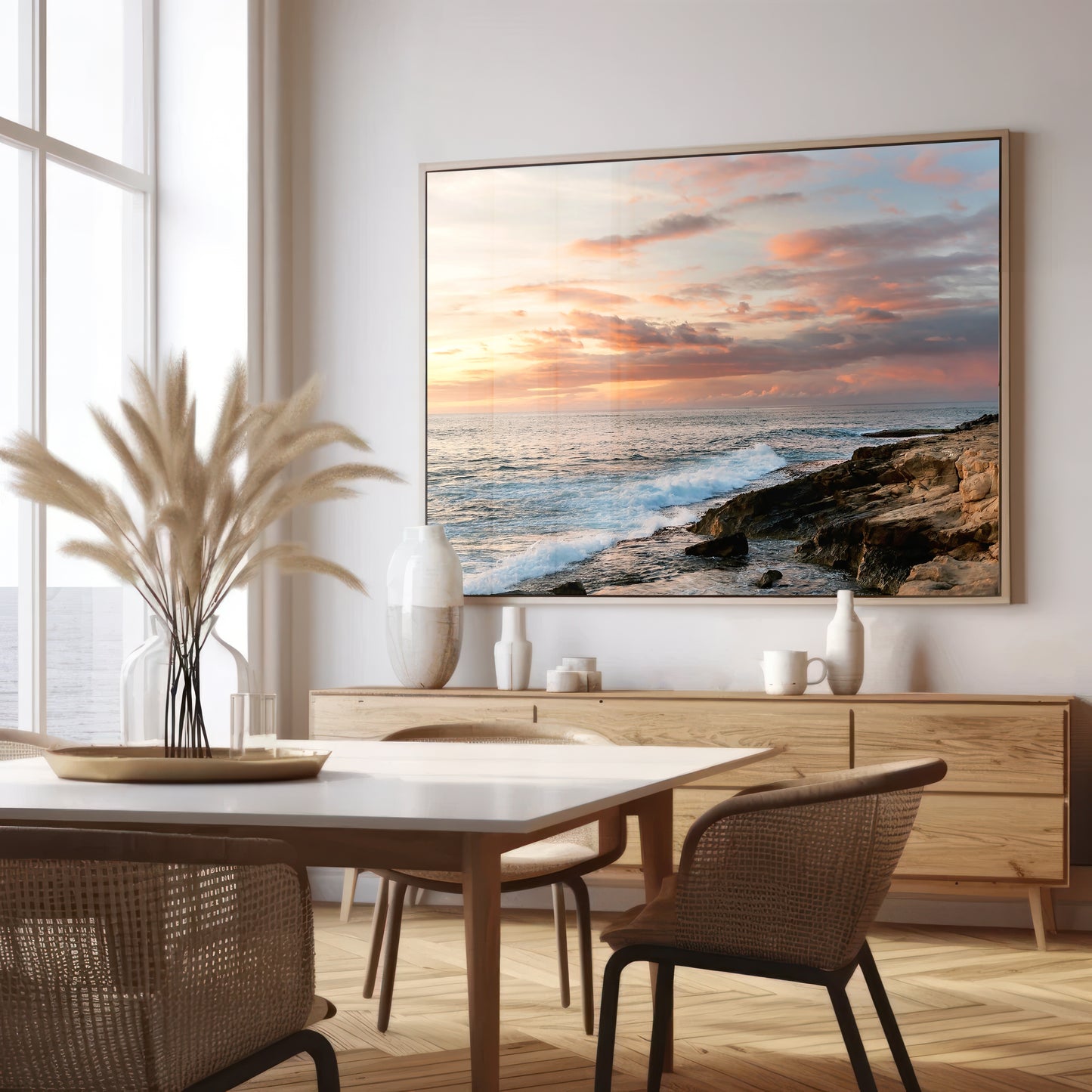 Oahu Ocean Canvas | Oahu Beach Wall Art | 17 Mile