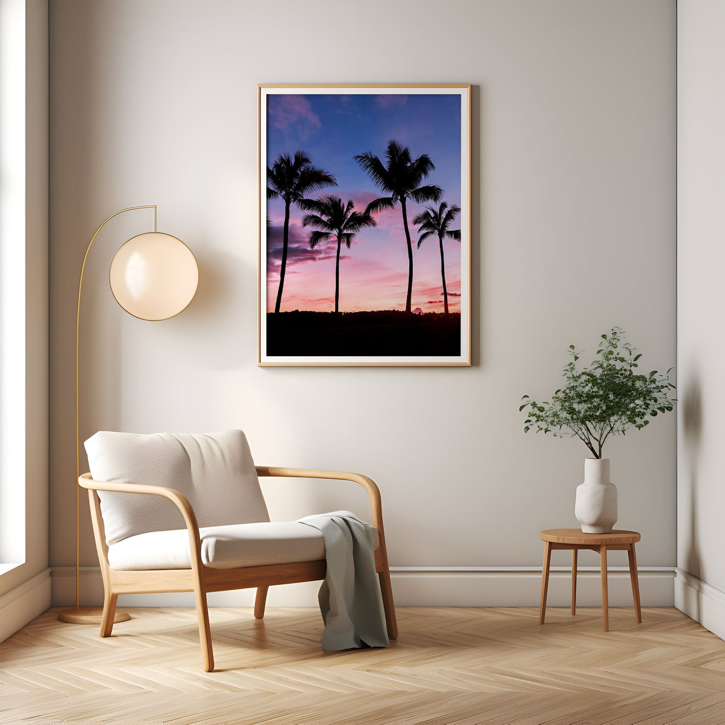 Palm Tree Canvas | Palm Tree Print | 17 Mile