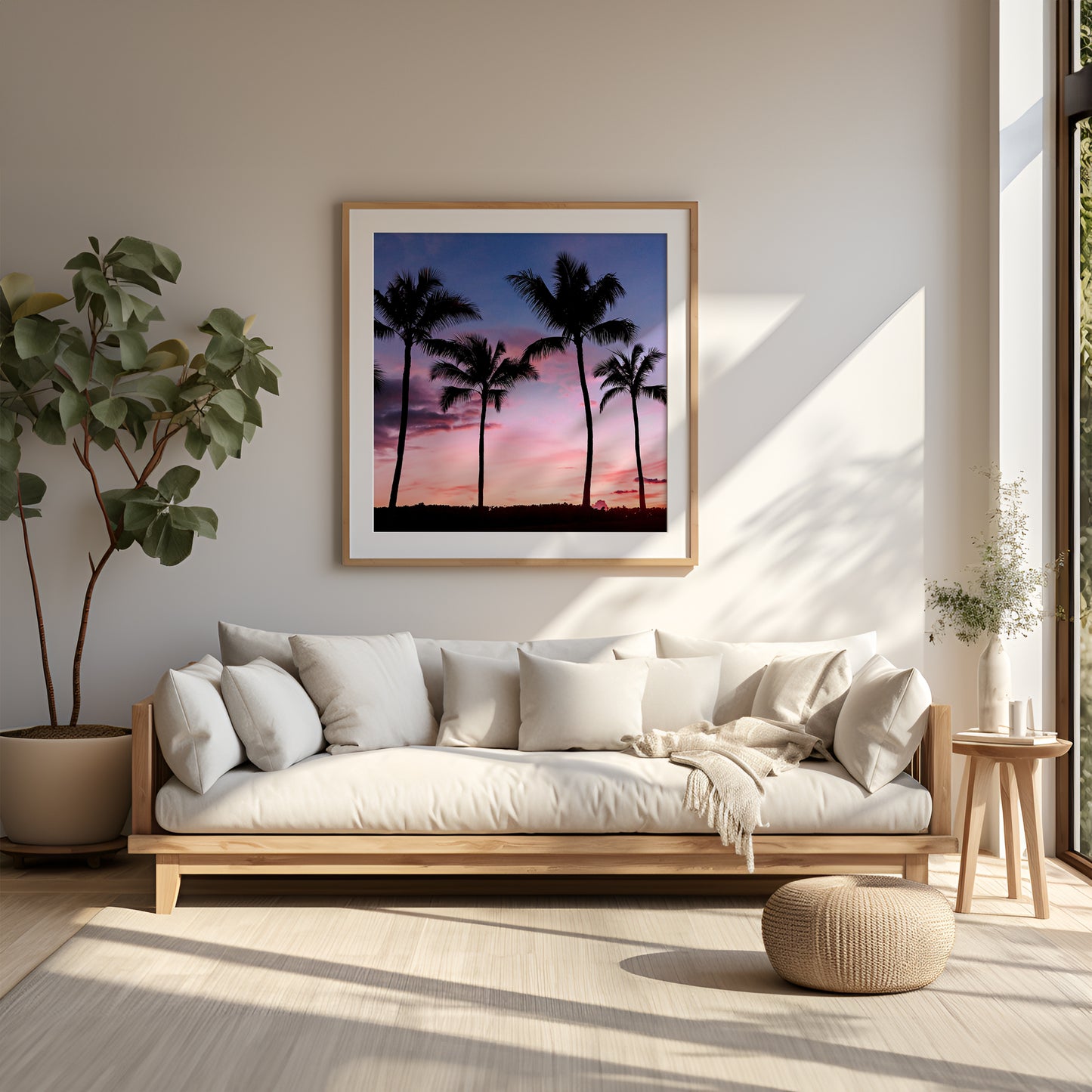 Palm Tree Canvas | Palm Tree Print | 17 Mile