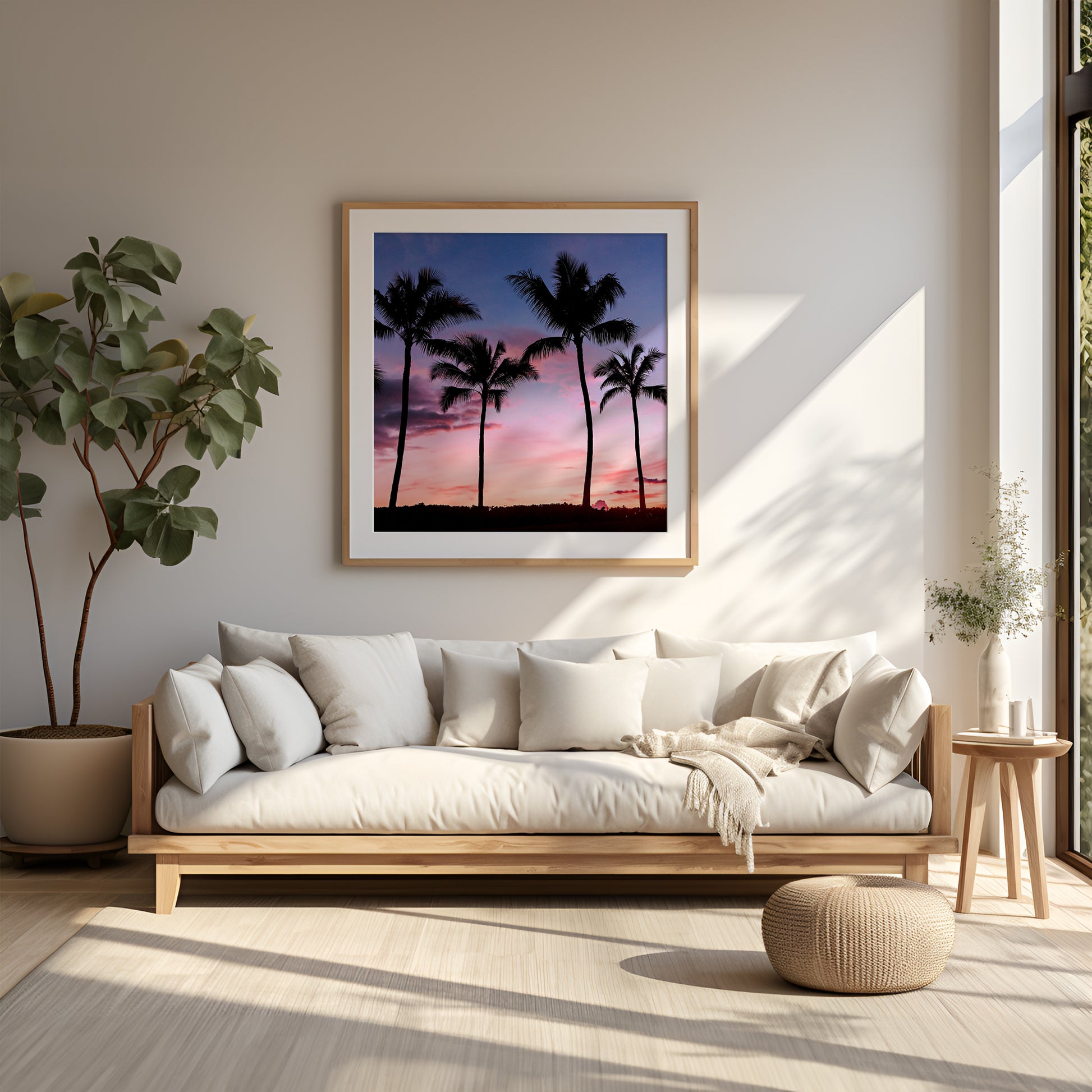 Palm Tree Canvas | Palm Tree Print | 17 Mile