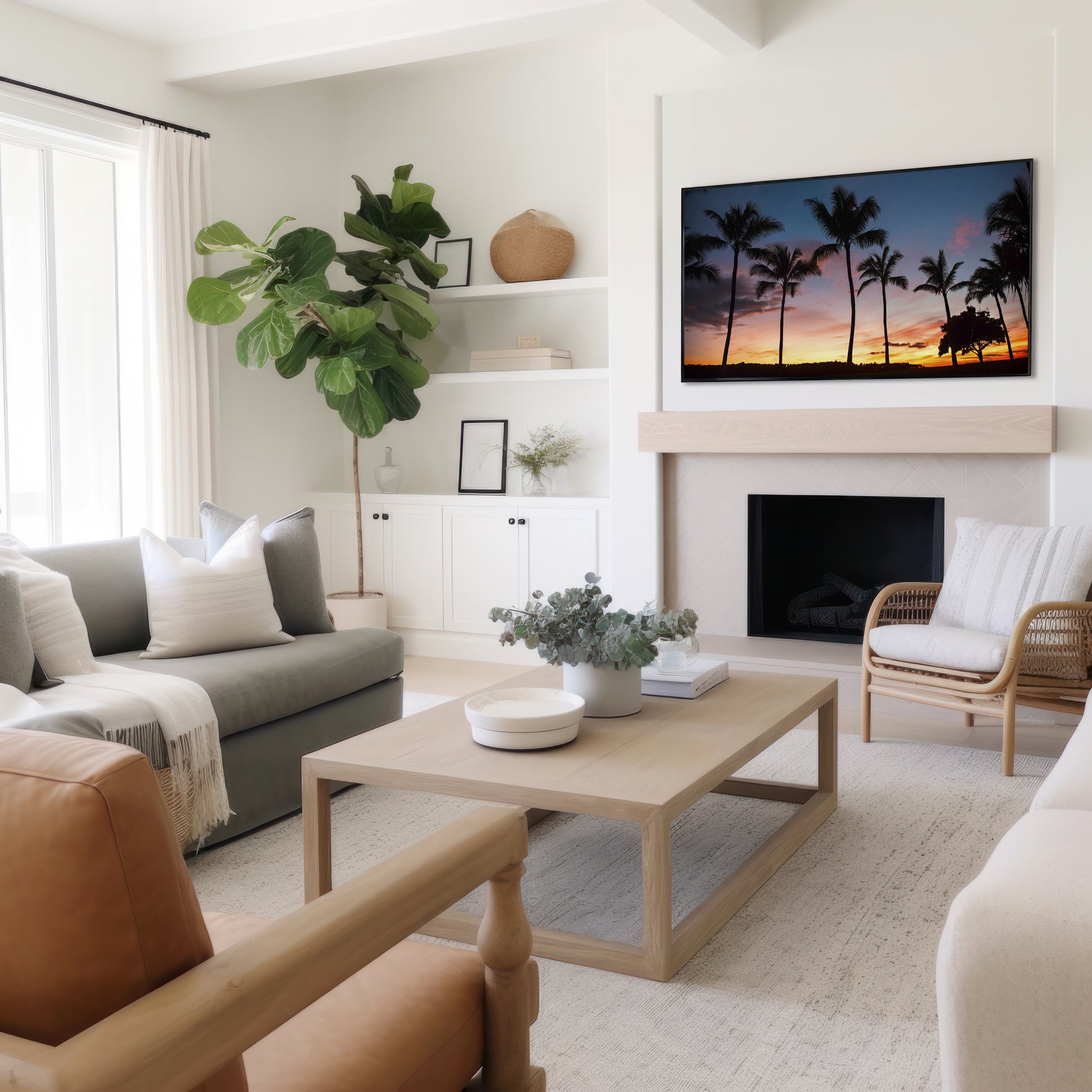Stylish Home Decor Canvas | Palm Tree Canvas | 17 Mile