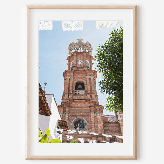 Puerto Vallarta Church Canvas | Puerto Vallarta Church Pint | 17 Mile
