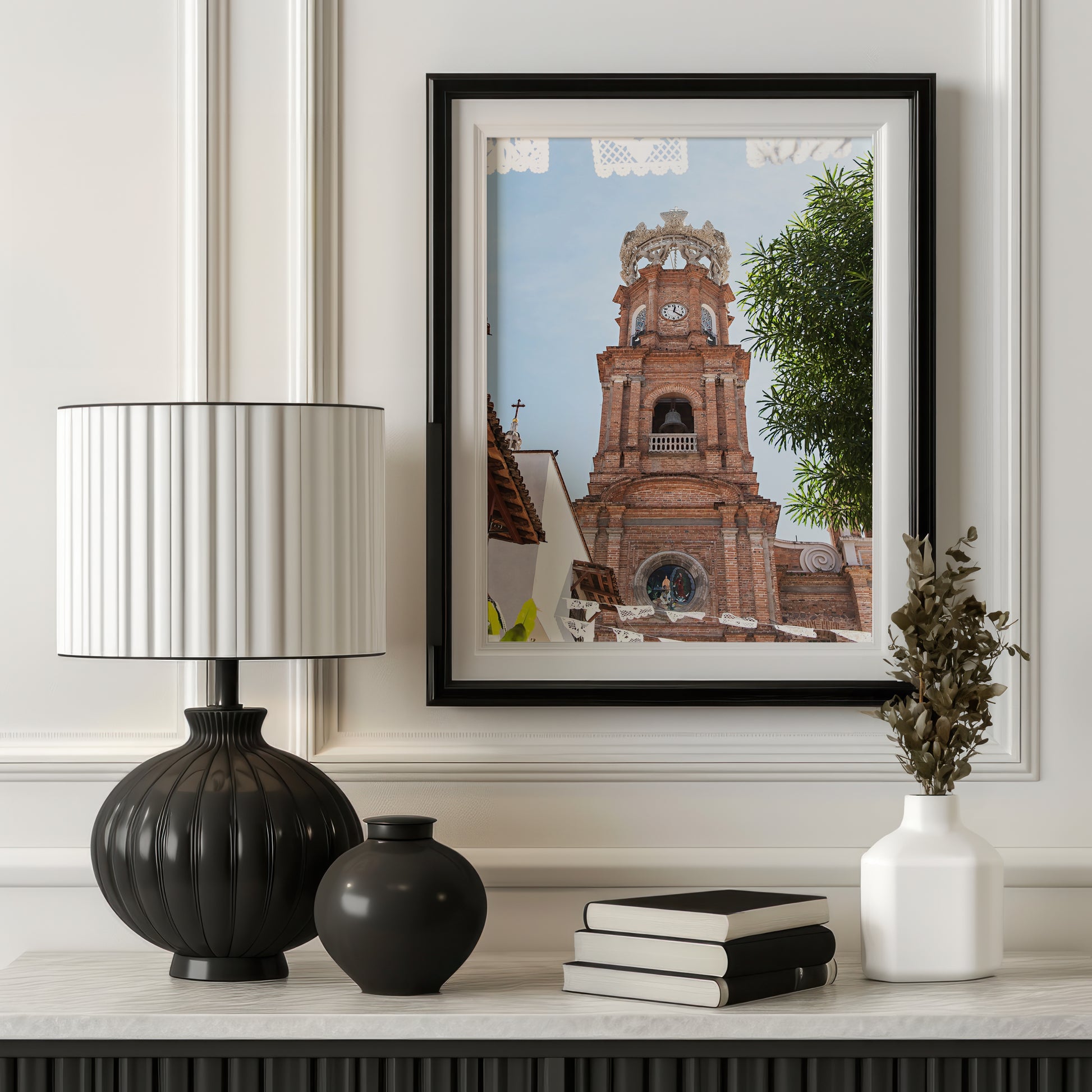 Puerto Vallarta Church Canvas | Puerto Vallarta Church Pint | 17 Mile