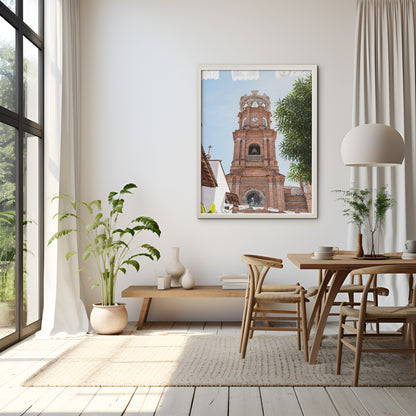 Puerto Vallarta Church Canvas | Puerto Vallarta Church Pint | 17 Mile