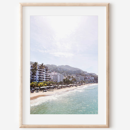 Puerto Vallarta Coast Print | Wall Decor Print | 17 Mile