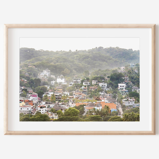 Sayulita Mexico Print | Sayulita Hills Canvas | 17 Mile