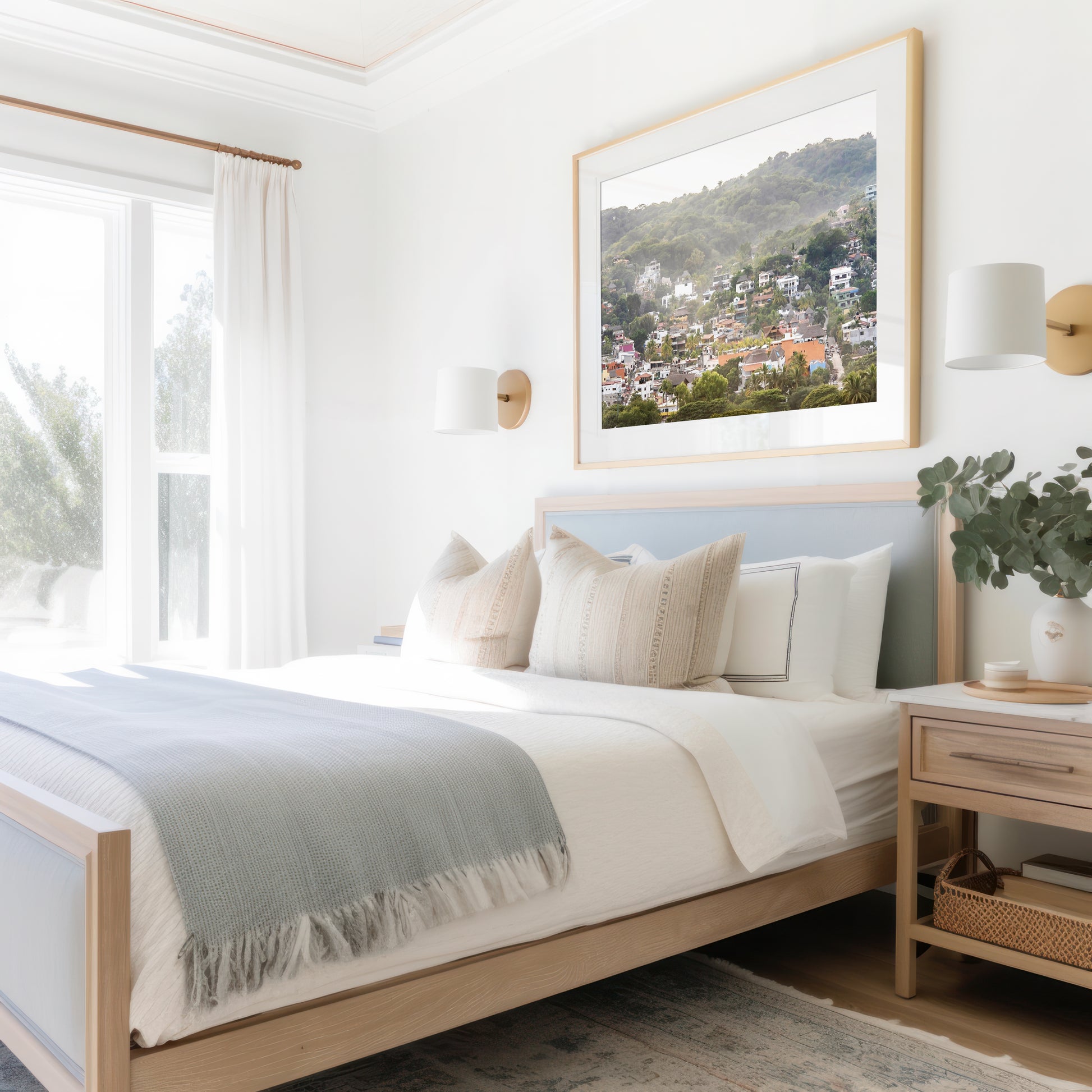 Sayulita Mexico Print | Sayulita Hills Canvas | 17 Mile