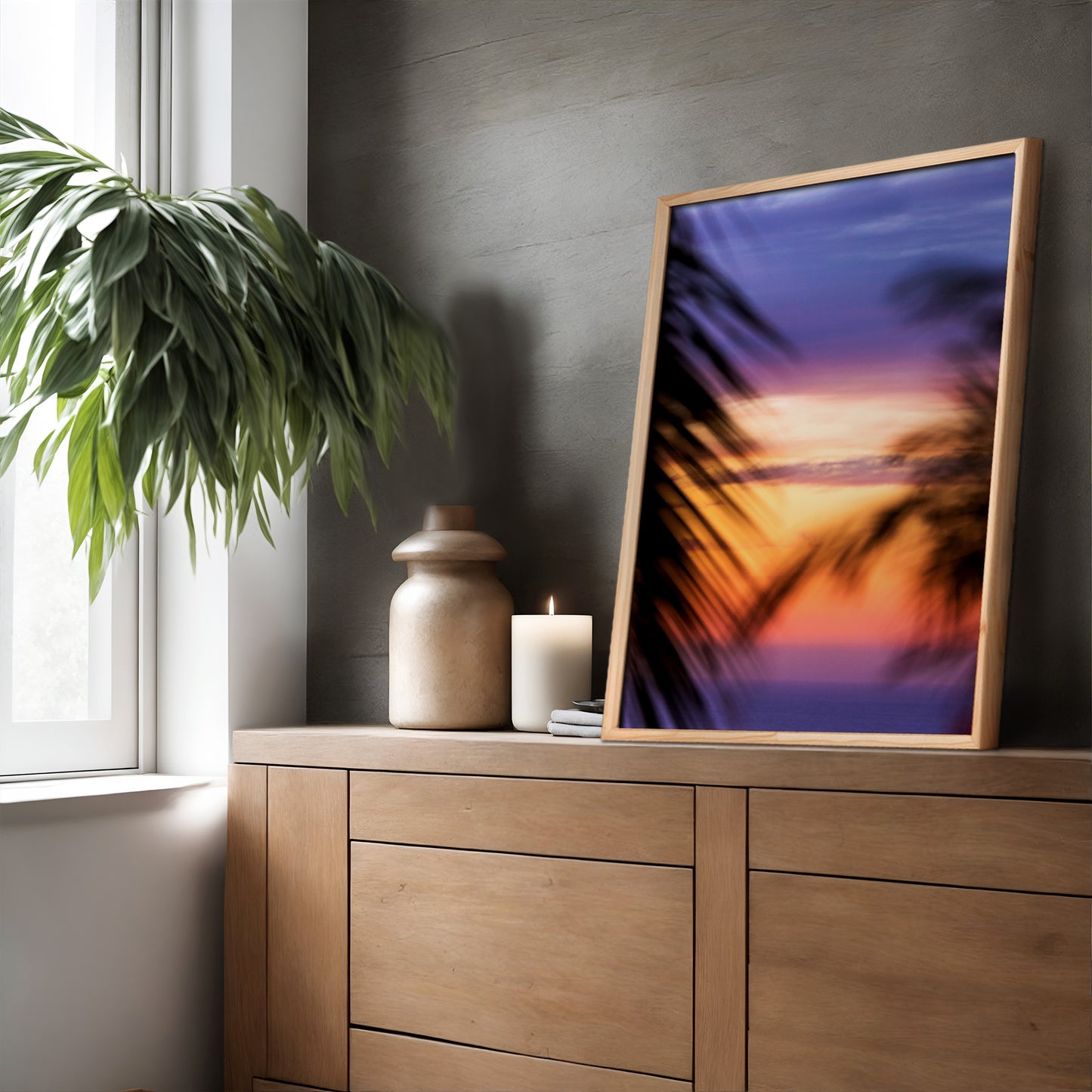 Tropical Sunset Canvas | Tropical Sunset Print | 17 Mile