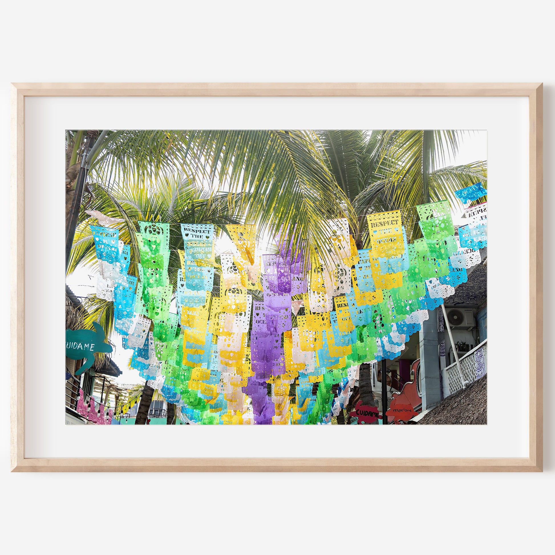 Mexican Flags Print | Home Decor Painting | 17 Mile