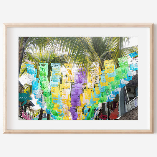 Mexican Flags Print | Home Decor Painting | 17 Mile