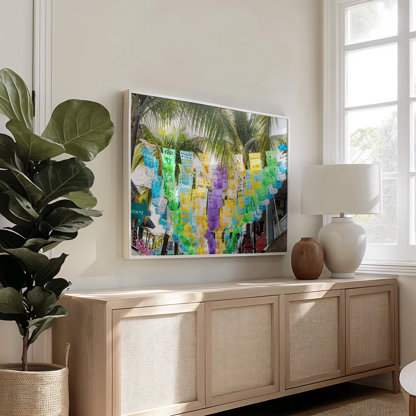 Mexican Flags Print | Home Decor Painting | 17 Mile